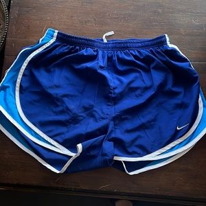 Nike Dri fit blue shorts